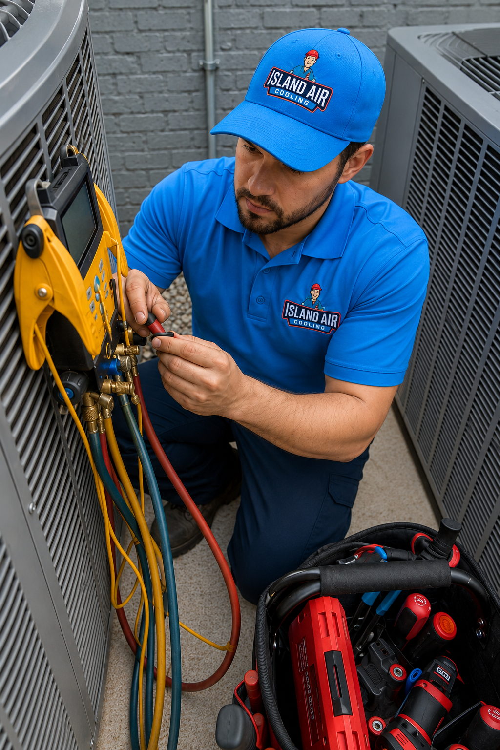 Scheduling an HVAC service appointment online
